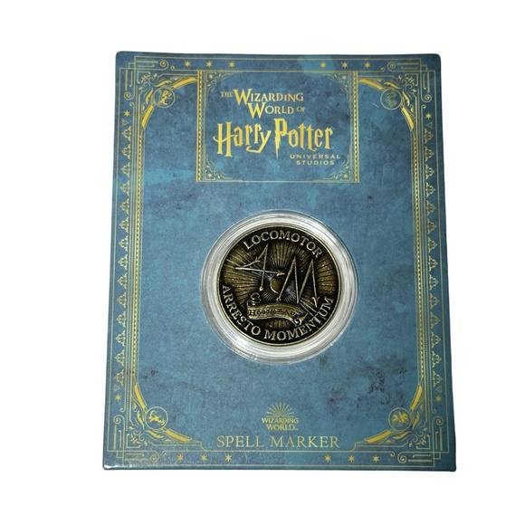 Universal Studios Harry Potter Hogsmeade Spell Marker Locomotor Arresto Momentum - Picture 1 of 3